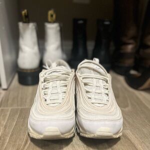 White Nike Air Max 97s - Women’s Size 7